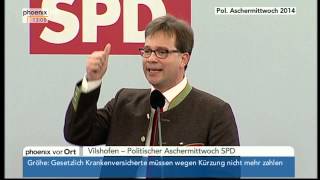 Rede von Florian Pronold  Politischer Aschermittwoch der SPD am 05032014 [upl. by Ytomit]