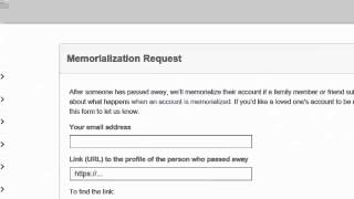 How to DeactivateMemorialize a Dead Persons Facebook Account [upl. by Ronal]