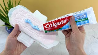 Just Put Toothpaste On A Sanitary Pad And You Will Be Amazed [upl. by Milinda376]