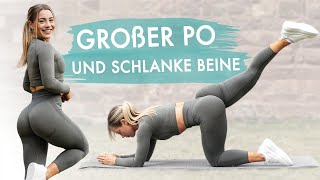 PO  BEINE HOMEWORKOUT OHNE Equipment [upl. by Pontone668]