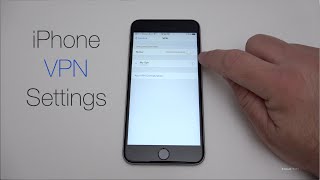 How to setup an iPhone VPN connection [upl. by Nilyad]