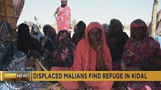 Des déplacés maliens trouvent refuge à Kidal [upl. by Nylaf]