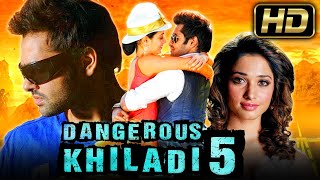 DANGEROUS KHILADI 5 HD  Telugu Hindi Dubbed Full Movie  Ram Pothineni Tamannaah Bhatia [upl. by Kelby]