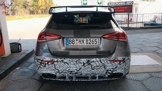 2020 MERCEDESAMG A45 SPIED TESTING AT THE NÜRBURGRING [upl. by Gaeta]