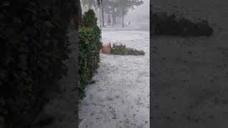 Hagel in Reutlingen am 04082023 [upl. by Beckman]