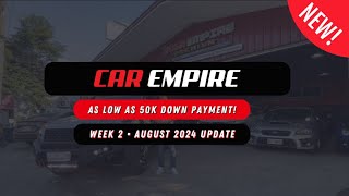 Car Empire AUGUST 2024  PART 2 [upl. by Nospmoht]