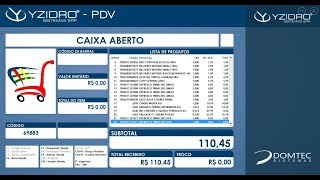 Sistema para supermercado  Venda PDV  Software Yzidro ERP [upl. by Ardehs]