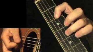 Blues riff 8  flatpicking  TAB Acoustic guitar lesson learn to play [upl. by Wenn]