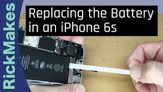 Replacing the Battery in an iPhone 6s [upl. by Pokorny]