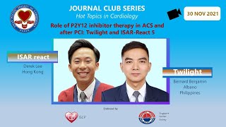 Role of P2Y12 inhibitor therapy in ACS and after PCI Twilight and ISARReact 5 [upl. by Naraa]