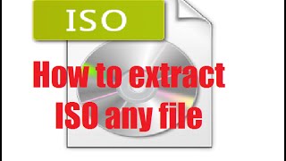 How to extract ISO file Using WinRar [upl. by Aivun]