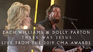 Zach Williams and Dolly Parton  quotThere Was Jesusquot Live from the 2019 CMA Awards [upl. by Airbmat]