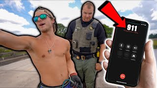 They Call 911 On Us Magnet Fishing Gone Wrong [upl. by Iohk]