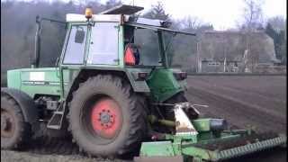 Grond klaar maken voor het planten van Haagbeuken kleine boompjes [upl. by Nelg]