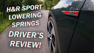 HampR Sport Lowering Springs Review  Worth It [upl. by Ahsilahk]