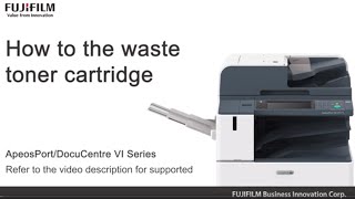 How to replace the waste toner cartridge [upl. by Awram]