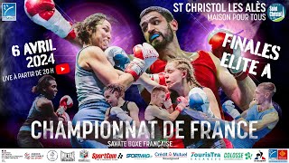 Live FINALES Championnat de France Savate Boxe Française ELITE A 2024 [upl. by Auos]