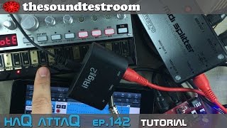 MIDI Splitter │ iRig MIDI 2 │ KORG Volca Bass and MeeBlip │ Setup  haQ attaQ 142 [upl. by Sunny545]