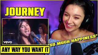 Journey  Any Way You Want It  FIRST TIME REACTION  Official Video  1980 [upl. by Memory]