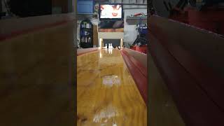 Half scale bowling on the mini bowling lane [upl. by Nylirek101]