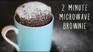 2 Minute Microwave Brownies in a Mug [upl. by Staw]