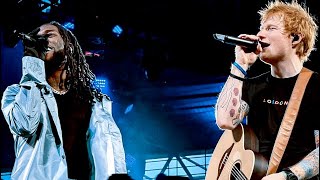 Ed Sheeran amp Burna Boy  For My Hand NEW SONG  3062022 Mathematics Tour Wembley Stadium London [upl. by Adnical]