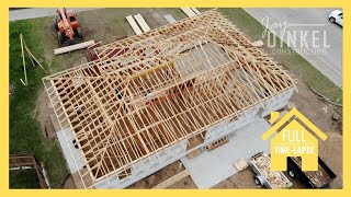 COMPLETE House Construction TIMELAPSE [upl. by Reffinej659]