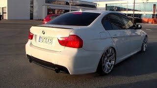 BMW 335i powerslide´s burnout revs amp lovely sound HD [upl. by Malachy]