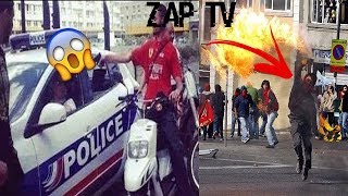 ZAP DES MEILLEURS EMBROUILLES DE QUARTIER  COURSE POURSUITEPOLICE [upl. by Aynwat]