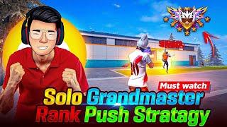 New Solo Rank Push Strategy ✅  Grandmaster In 15 Days Tricks 🚀  Utkarsh FF [upl. by Leahcimal]