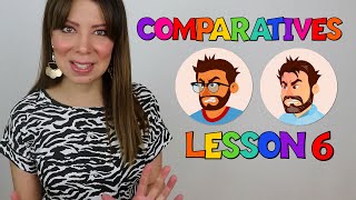 🔴 COMO USAR COMPARATIVOS EN INGLES 💁 QUE SON LOS COMPARATIVOS 📚 ADJETIVOS COMPARATIVOS EN INGLES [upl. by Edylc]