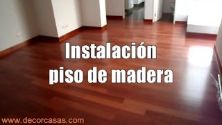 Homecenter Sodimac presenta¿Cómo dar brillo y protección a un piso de madera [upl. by Means]