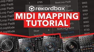 Rekordbox Midi Mapping Tutorial  Custom Setup for Pioneer DDJ Controllers [upl. by Enaujed]