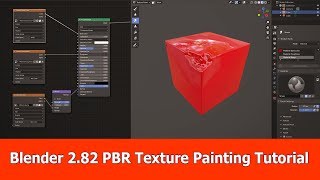 Blender 282 PBR Texture Painting Beginner Tutorial [upl. by Ajroj948]