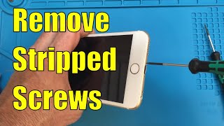 How to Remove Stripped Screws from a Phone [upl. by Razec]