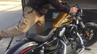 Hearing my new Harley Forty Eight for the first time [upl. by Ehud]