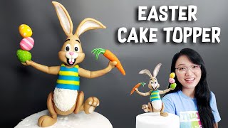 How to make Easter Bunny Cake Topper  Easter Bunny Cake  Easter Cake  Bunny Cake Easter Cakes [upl. by Katrinka505]