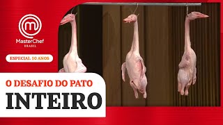 PATO laqueado INTEIRO  Especial de 10 anos  BAÚ MASTERCHEF [upl. by Anoirtac]