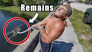 Remains Found Magnet Fishing  Magnet Fishing Gone Horribly Wrong [upl. by Phineas41]