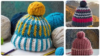 Crochet Beanie knitted with wool [upl. by Destinee]