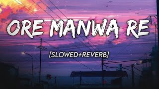 Ore manwa re SlowedReverb  lofi song  arijit singh [upl. by Elberta]