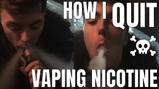 How I Quit Vaping NICOTINE [upl. by Rehpotisrhc795]