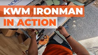 Making Seamless Gutter KWM Ironman 5quot6quot Combo Machine In Operation [upl. by Romilly]