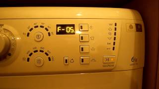 Ariston Hotpoint arxf 109 Error F05 [upl. by Yelnoc]