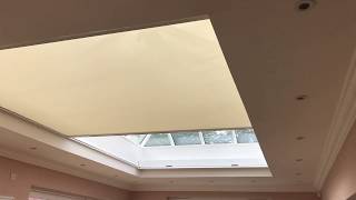 5 metre Electric Roof Lantern Blind Installed [upl. by Martin438]