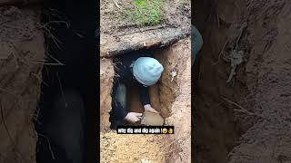 I was born to dig  🤣👌survival digg underground [upl. by Alvita]