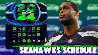 The 2024 Seattle Seahawks Schedule RELEASED Reaction [upl. by Laekim]