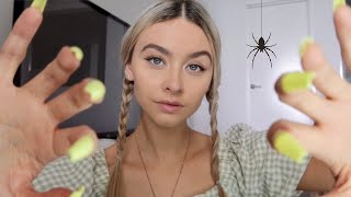 ASMR Fall Asleep FAST🌙🕷Spiders Crawling Up Your Back Relaxation Games Etc [upl. by Shalne861]