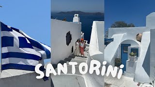 SANTORINI VLOG  Europe Diaries 1 [upl. by Gretel]