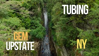 Tubing at Ausable Chasm New York  Upstate NY Hidden GEM [upl. by Beka]